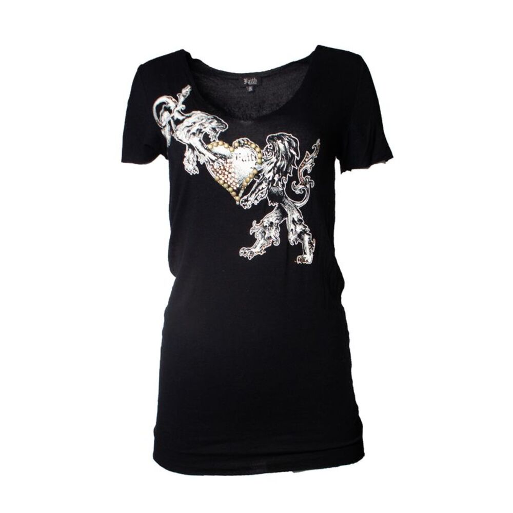 Faith Connexion T-shirt with print and studs